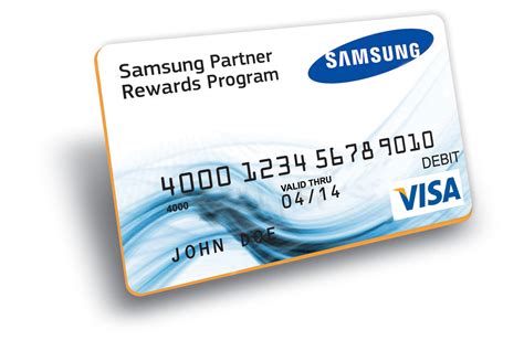 samsung rewards debit card number